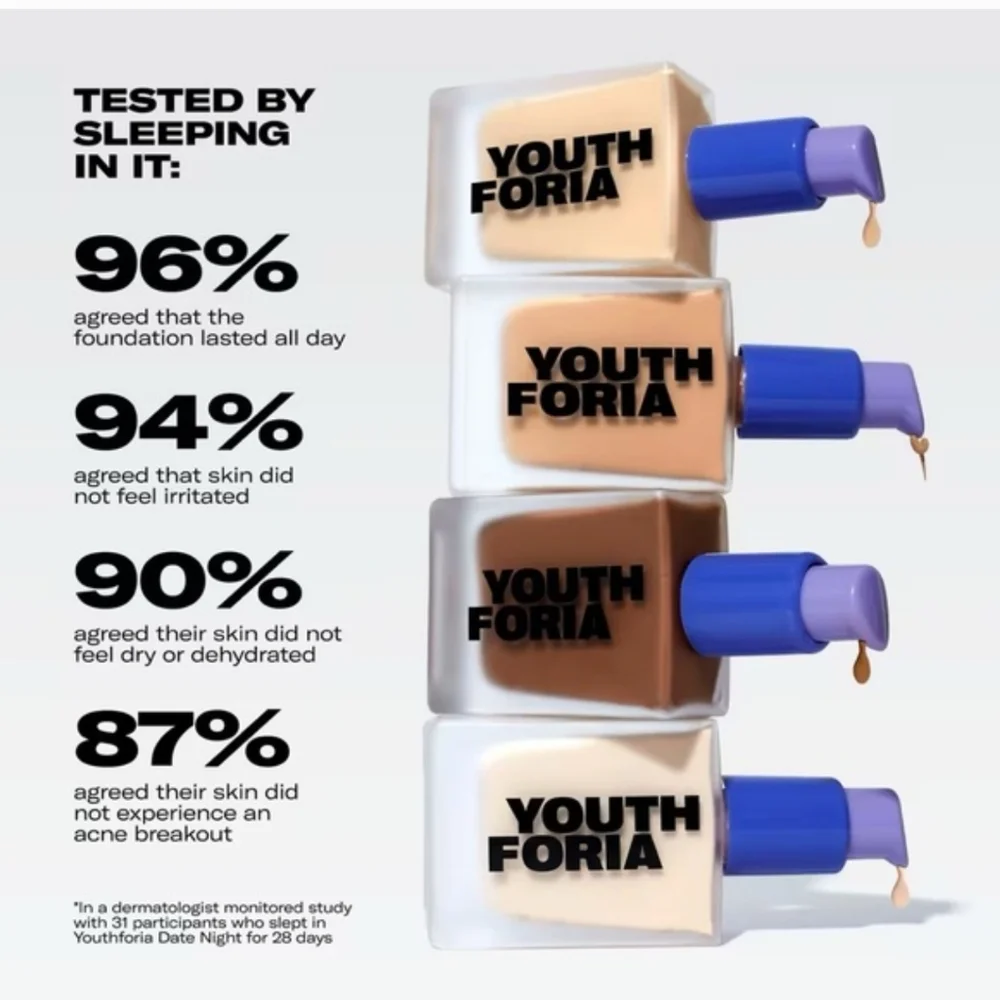 1 260 Light Medium Neutral Youthforia Date Night Skin Tint Serum Foundation